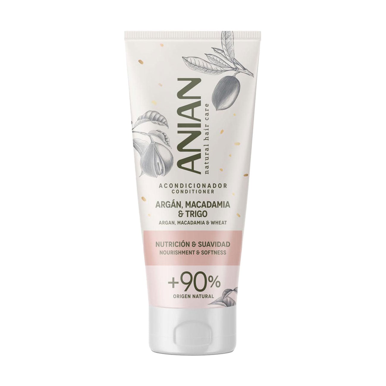 Кондиціонер для волосся Anian Nourishment &amp; Softness Conditioner з арганом, макадамією та пшеницею, 250 мл